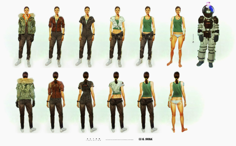 Illustration for article titled Alien: Isolation's Character Art Is Just The Best